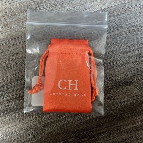 Crystal Haze Gold Mini Serena Hoops - Picture 10 of 12